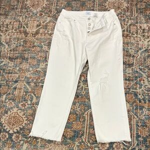 Time and Tru white Button-Fly jeans size 10